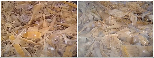 Đổ ngập nước rồi luộc măng