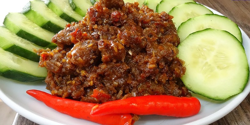 Món thịt kho mắm ruốc thơm ngon chuẩn vị