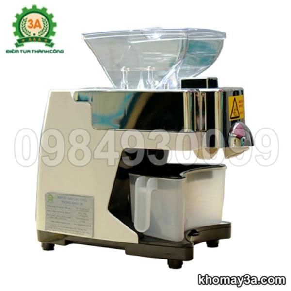 Máy ép dầu thực vật 3A hỗ trợ làm dầu đậu phộng tươi ngon cho nước lèo mì Quảng