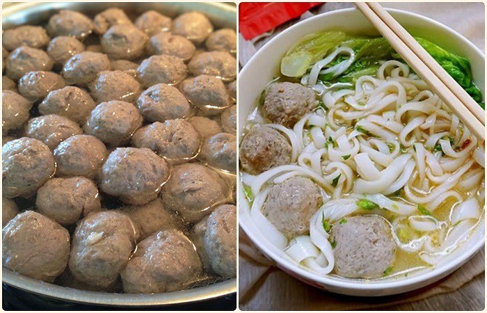 phở bò viên hấp dẫn chuẩn vị truyền thống