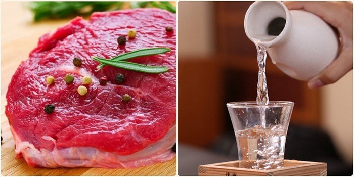 sơ chế thịt bò trước khi nấu phở Hà Nội