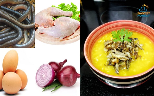 Chuẩn bị nguyên liệu nấu súp lươn cho bé
