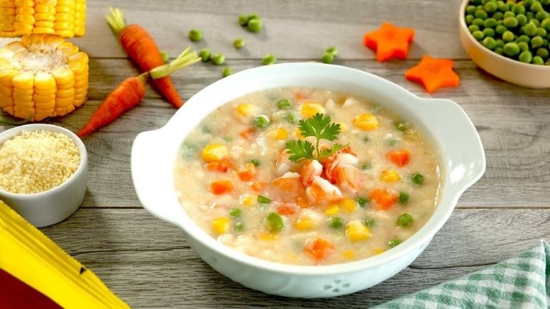 Thành phẩm súp thịt bằm thơm ngon