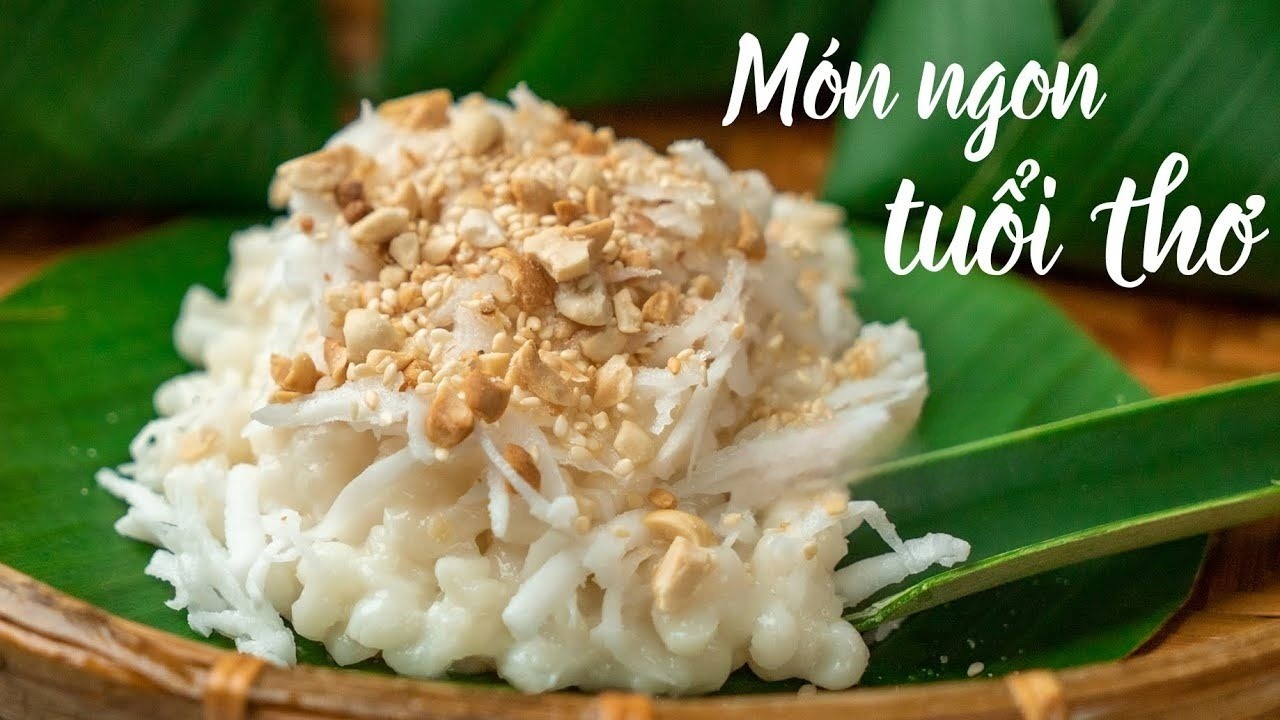 Thành phẩm xôi bắp khô mềm dẻo, thơm ngon chuẩn vị