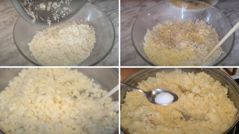 Hấp xôi ngô đậu xanh thơm ngon chuẩn cách nấu xôi hành mỡ