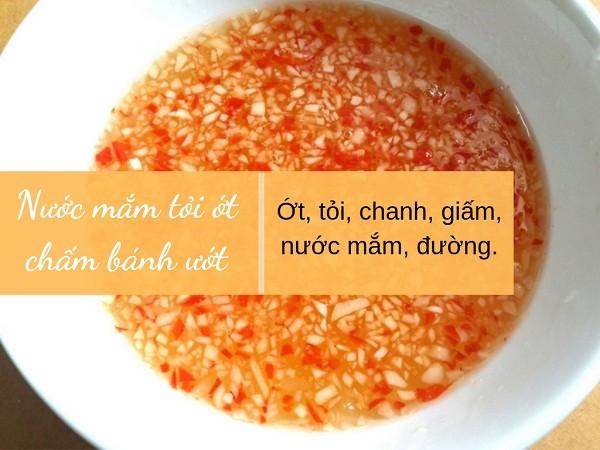 cách làm nước mắm bánh ướt ngon