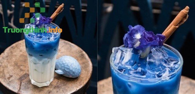 Thức uống trà hoa đậu biếc tươi kết hợp nước cốt dừa béo ngậy
