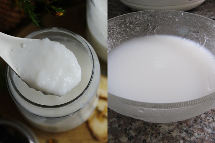 Lọc nước mẻ để món canh cá nấu mẻ thêm trong và hấp dẫn