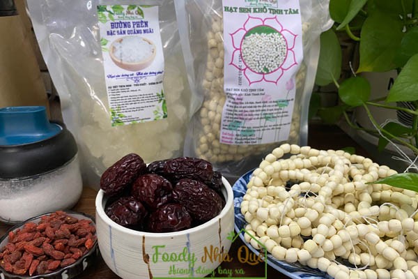 Chè táo đỏ kỷ tử thanh mát, hấp dẫn đã hoàn thành