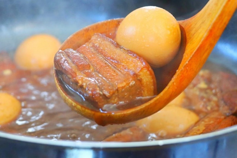 Món thịt kho tàu miền Bắc đã hoàn thành