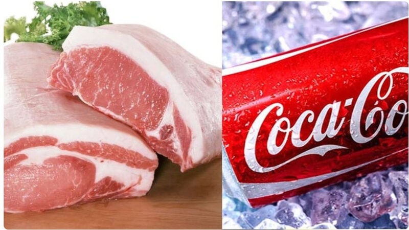 Thịt nạc heo kho coca để không bị khô