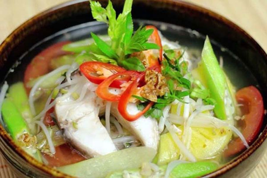 Món canh cá lóc dọc mùng thành phẩm thơm ngon, đảm bảo không ngứa