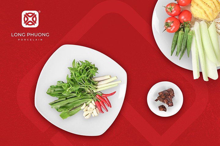 Bát canh chua chay với nấm rơm thanh đạm hấp dẫn