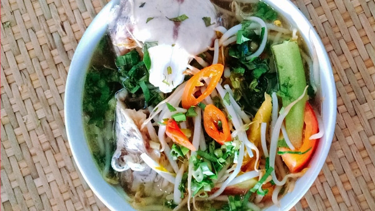 Món canh chua cá lóc công thức người dùng chia sẻ, trông rất hấp dẫn