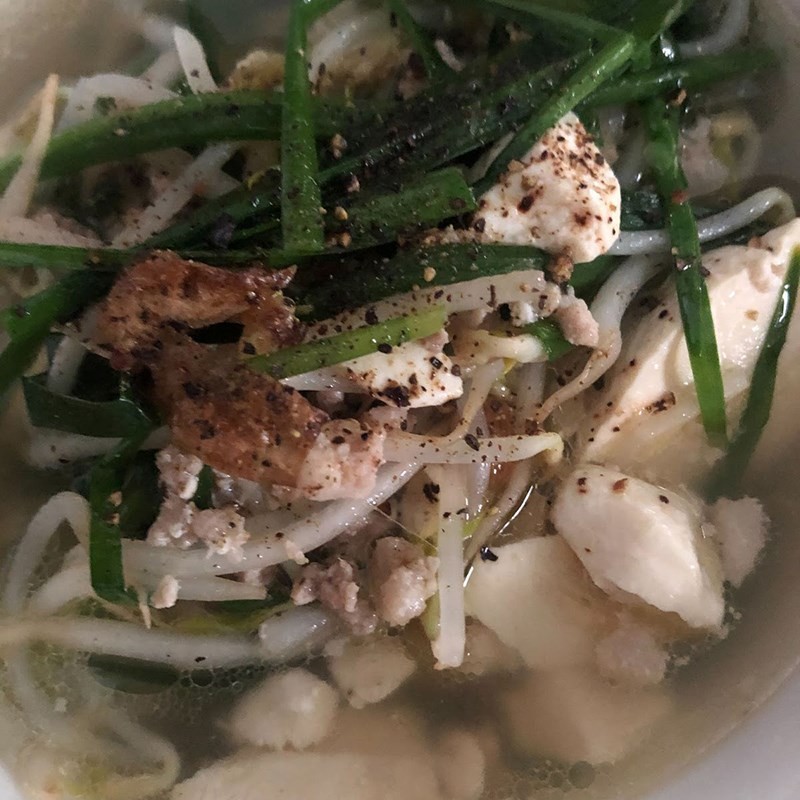 Canh giá đậu hũ non thịt băm thanh mát, bổ dưỡng sẵn sàng thưởng thức