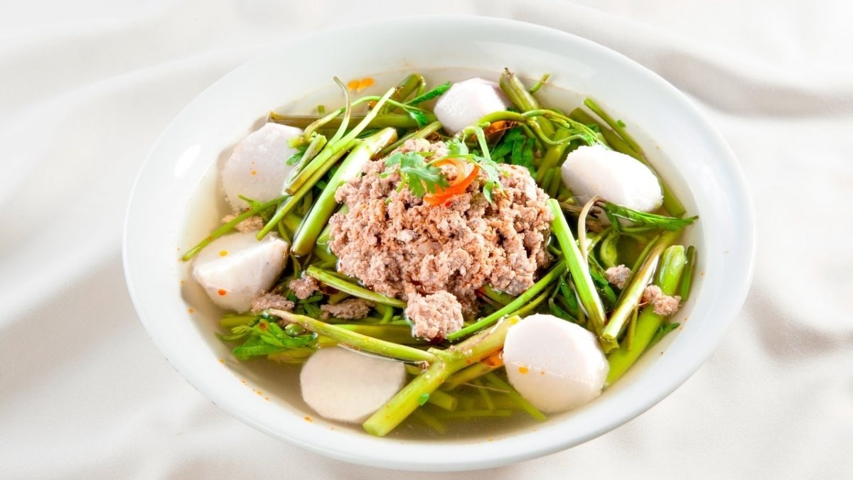 Canh khoai sọ rau rút nấu cua đồng thanh mát, bổ dưỡng