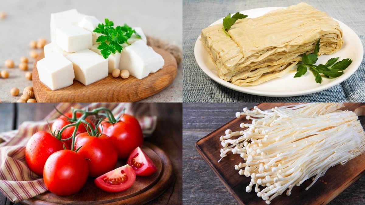 Nguyên liệu cơ bản để chế biến món canh mây chay thanh đạm, giàu dinh dưỡng
