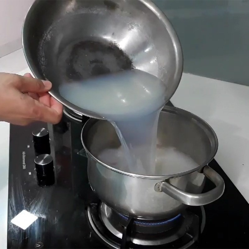 Phi thơm hành tím để nấu canh nghêu thì là