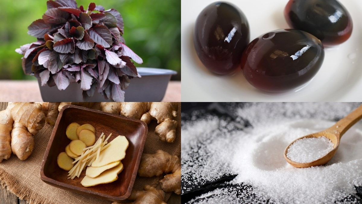 Các nguyên liệu cần thiết cho món canh rau dền trứng bắc thảo, hướng dẫn cách nấu trứng bắc thảo