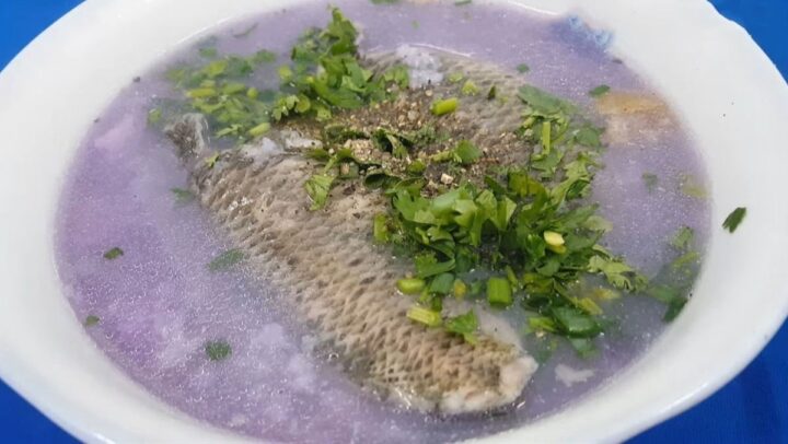 Hình ảnh chung về món canh khoai mỡ cá lóc thơm ngon, hấp dẫn