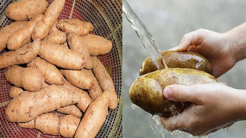 Hướng dẫn sơ chế khoai từ đúng cách để tránh bị ngứa