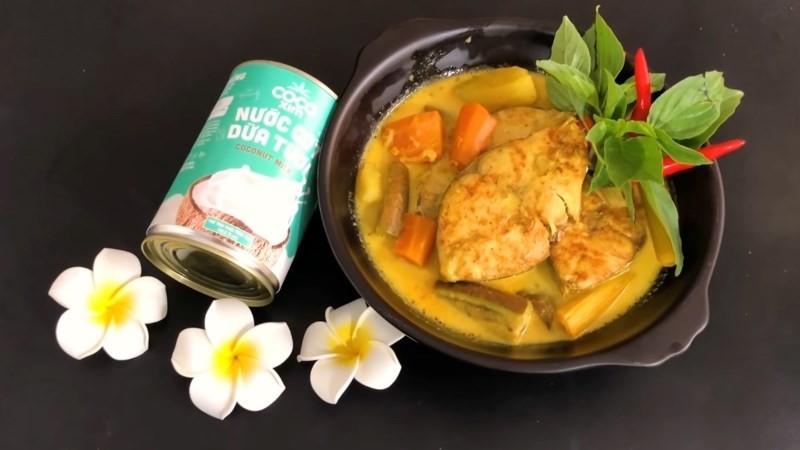 Cà ri cá thu thơm lừng, nước cốt dừa béo ngậy, món ăn hấp dẫn