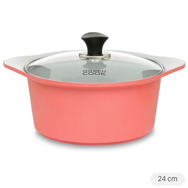 Nồi ceramic nắp kính Green Cook GCS02-24IH