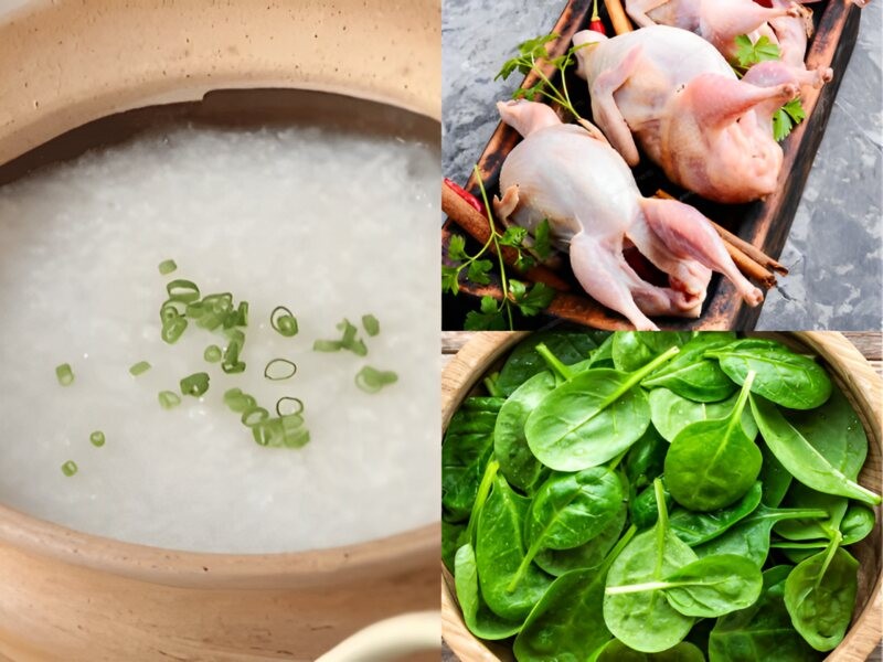 Cách nấu chim bồ câu ngon cho bà bầu với rau mồng tơi giải nhiệt