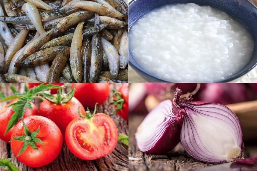 Cháo cá bống cà chua hấp dẫn, bổ sung vitamin C cần thiết cho sức khỏe