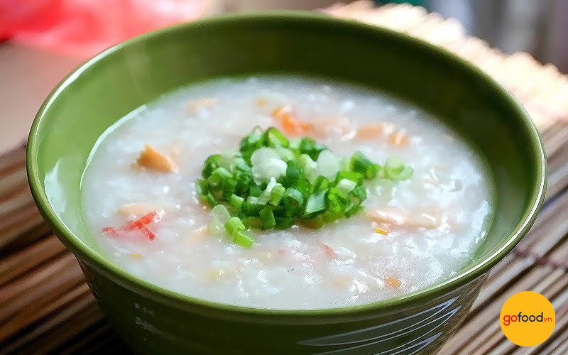 Cháo cá hồi ăn dặm đơn giản