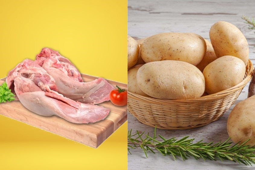 Món cháo lưỡi heo cho bé với khoai tây béo ngậy, dễ tiêu hóa
