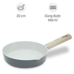 Chảo nhôm chống dính vân đá đáy từ Delites RLJ-3020 giúp bạn nấu món ngon đơn giản