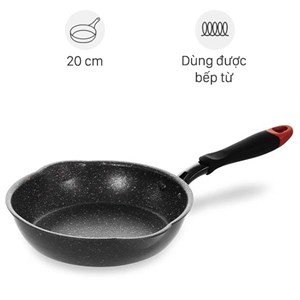 Chảo nhôm chống dính vân đá đáy từ Kangaroo KG661XS tiện dụng để nấu món ngon đơn giản