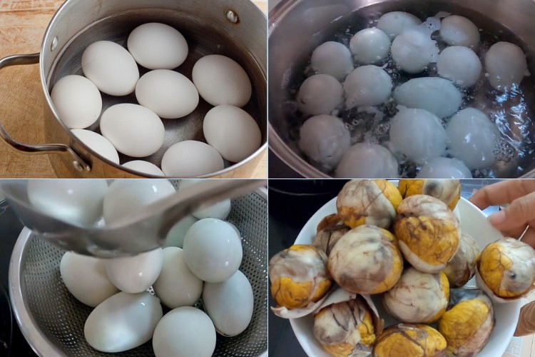 Bát cháo hột vịt lộn đã hoàn thành