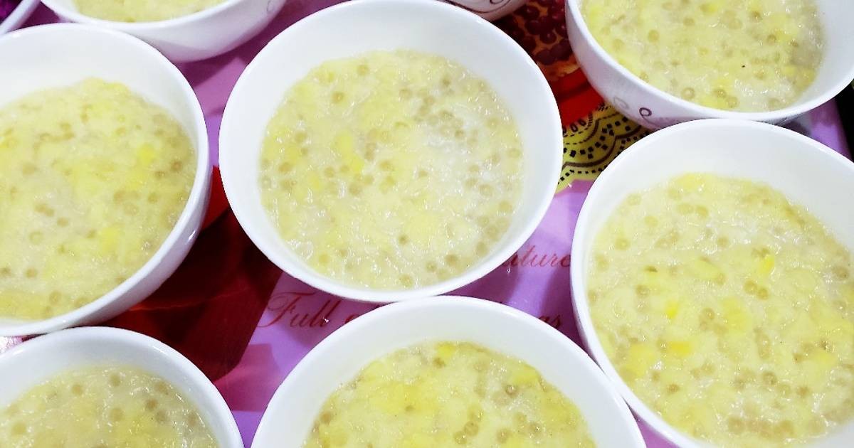 Đĩa chè đậu xanh nước cốt dừa sánh mịn, thành quả từ cách nấu nước cốt dừa thơm ngon