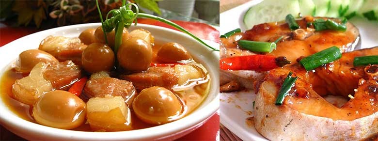 Làm món kho thịt cá bằng lò vi sóng tiện lợi