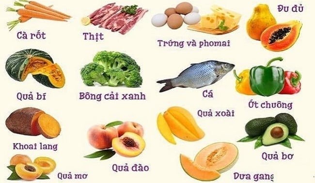 Các loại thực phẩm tươi ngon, phù hợp để nấu cháo cho bé 6 tháng