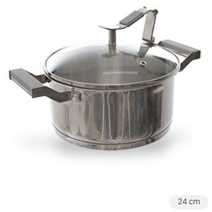 Nồi inox Delites 3 đáy cỡ lớn, thích hợp nấu canh cá rau cải cho cả gia đình