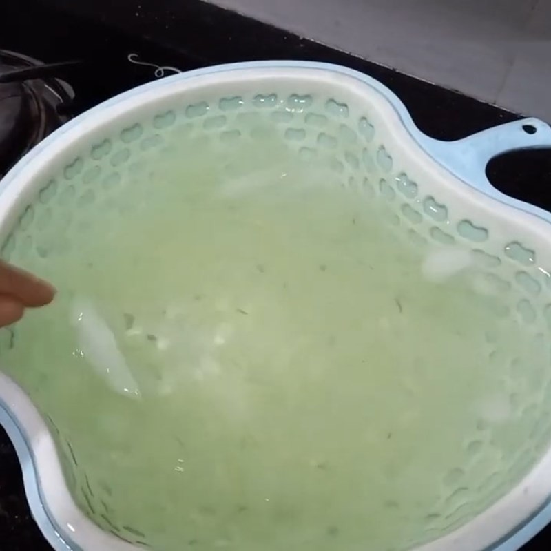 Nha đam đã sơ chế xong, trắng trong và giòn ngon