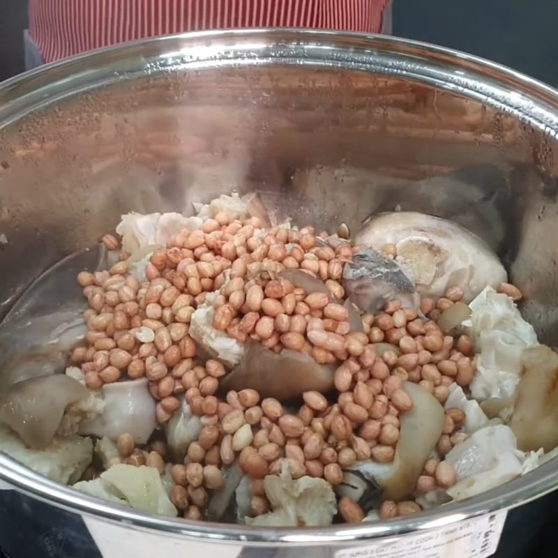 Bước 4 Hầm dựng bò với nguyên liệu Cháo dựng bò