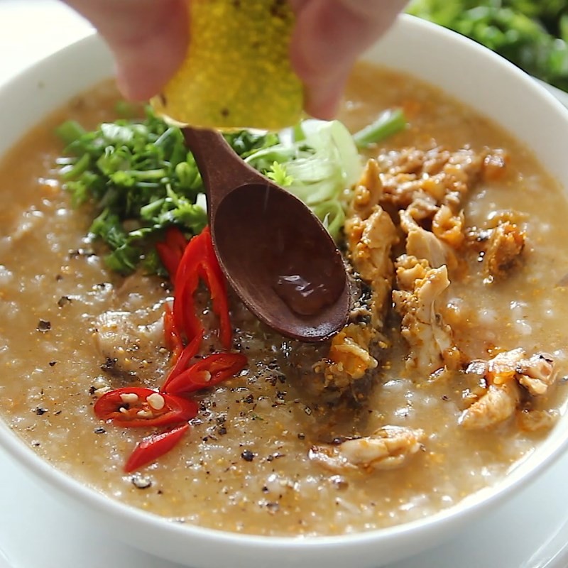 Hoàn thành Cháo cá chép