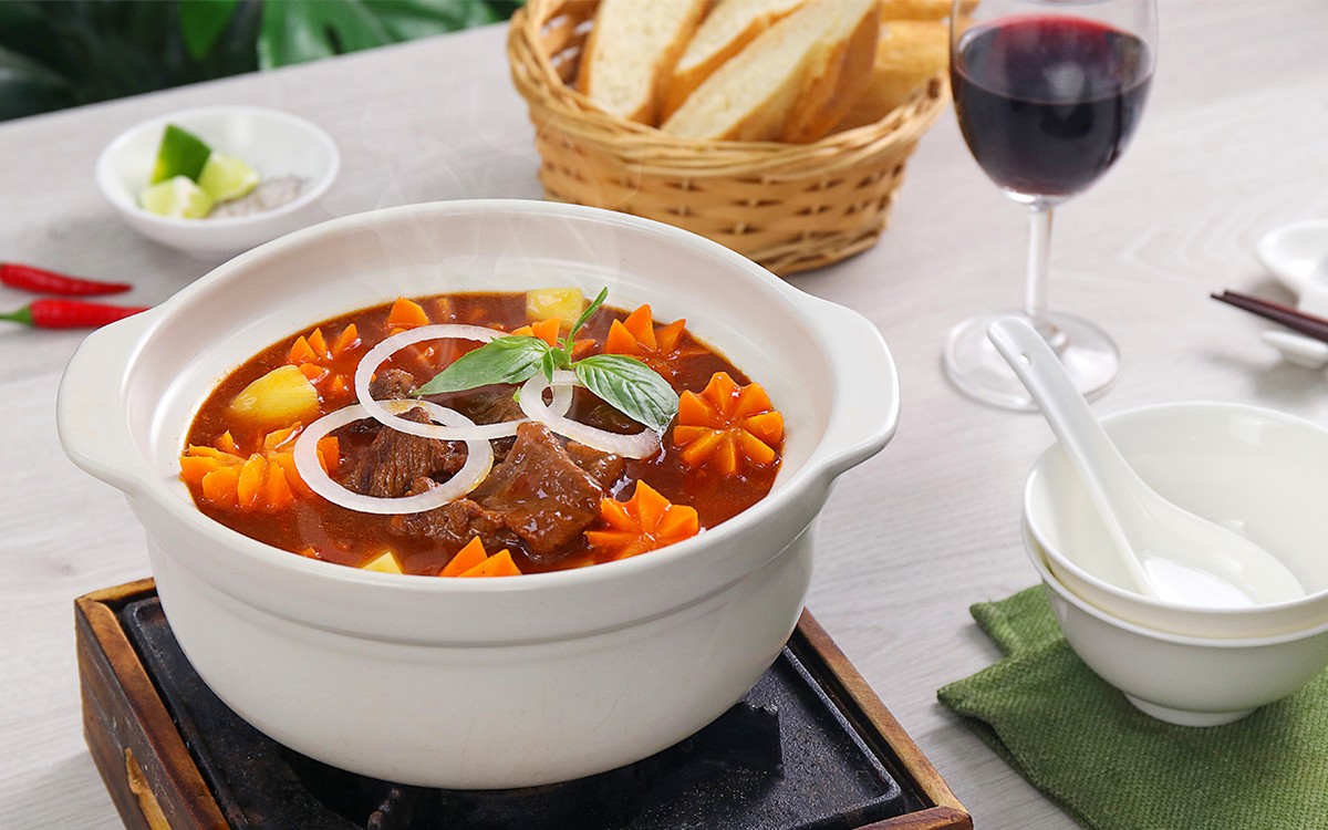 Xốt gia vị nấu bò kho Barona giúp chế biến món bò kho chuẩn vị không cần nêm thêm
