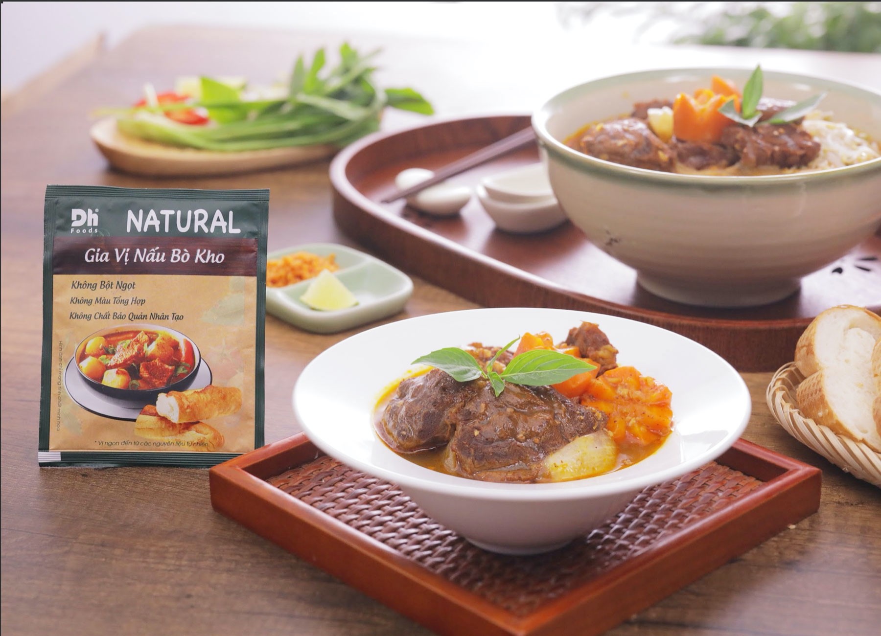 Gia vị nấu bò kho DHFoods với cam kết 3 không vì sức khỏe