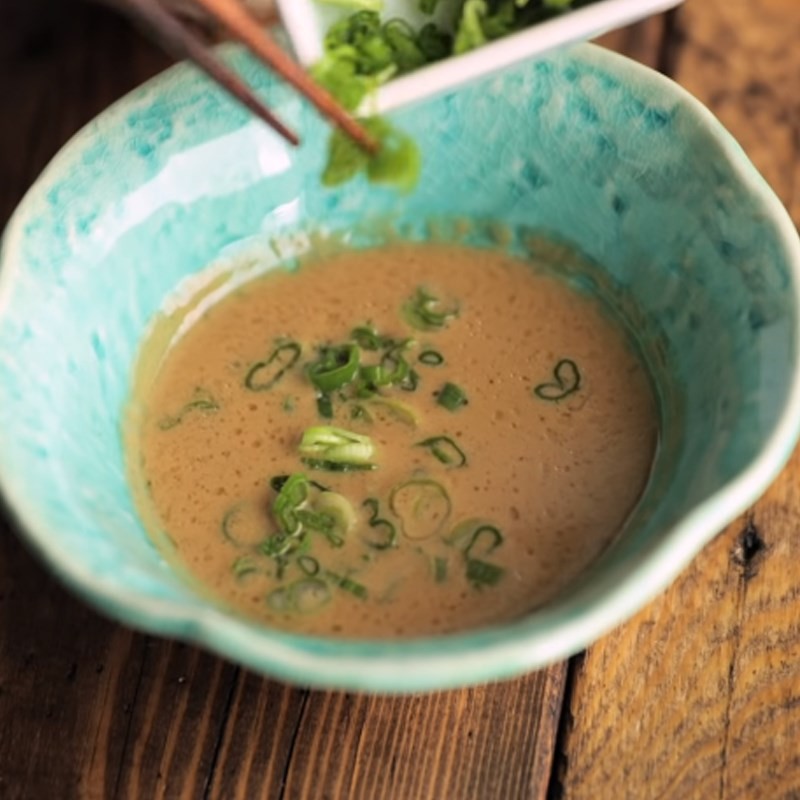 Pha chế sốt mè Goma Dare thơm béo cho món lẩu shabu shabu