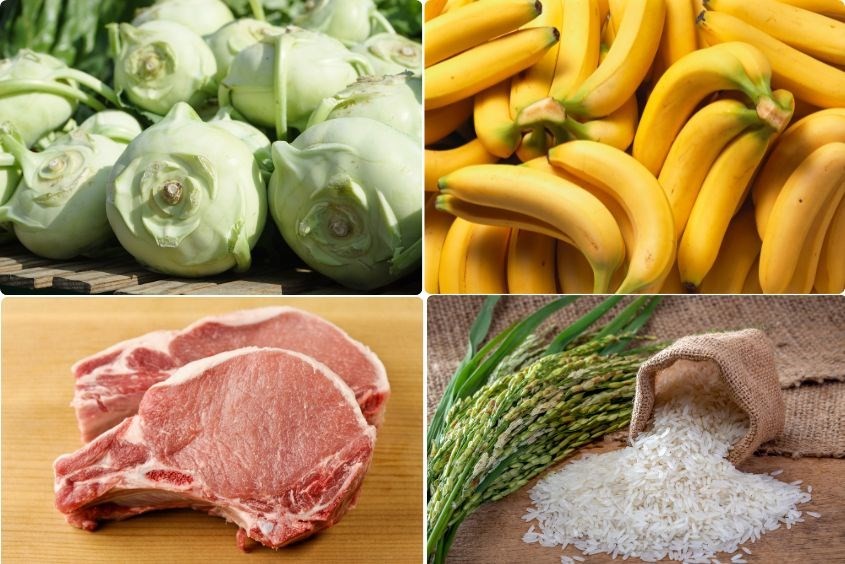 Sơ chế chuối và su hào cho món cách nấu cháo su hào cho bé kết hợp trái cây