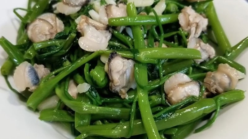 Hến xào thơm ngon đậm đà, một món ăn chế biến đơn giản nhưng hấp dẫn từ hến.