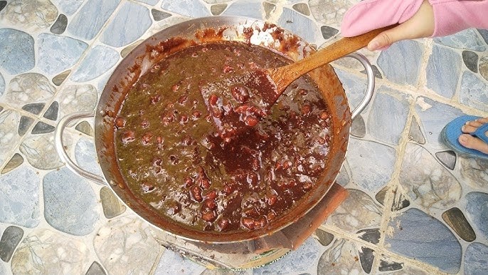 Xào tôm khô với mắm ruốc