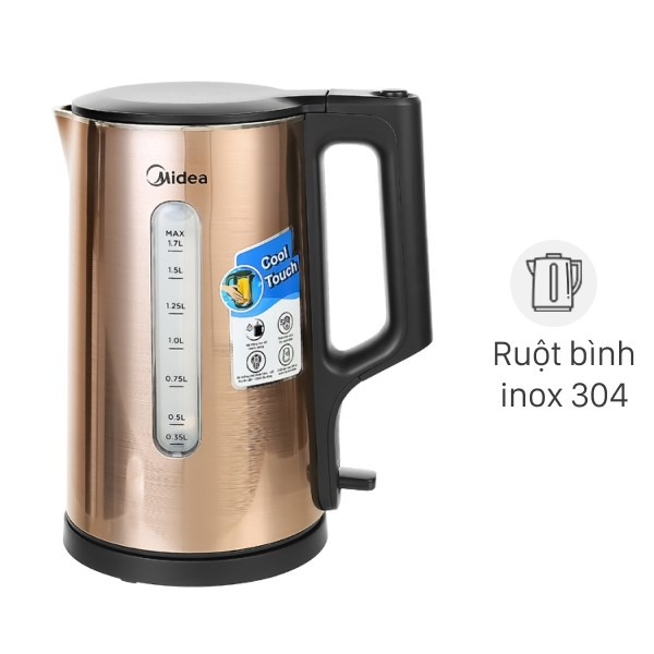 Bình đun siêu tốc Midea MK-317DW 1.7 lít