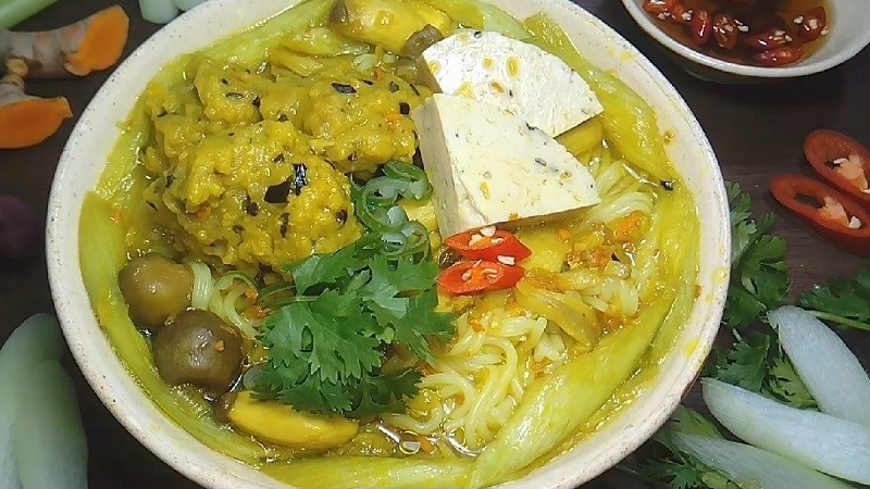 Giò sống (mọc) nguyên liệu chính cho canh su su