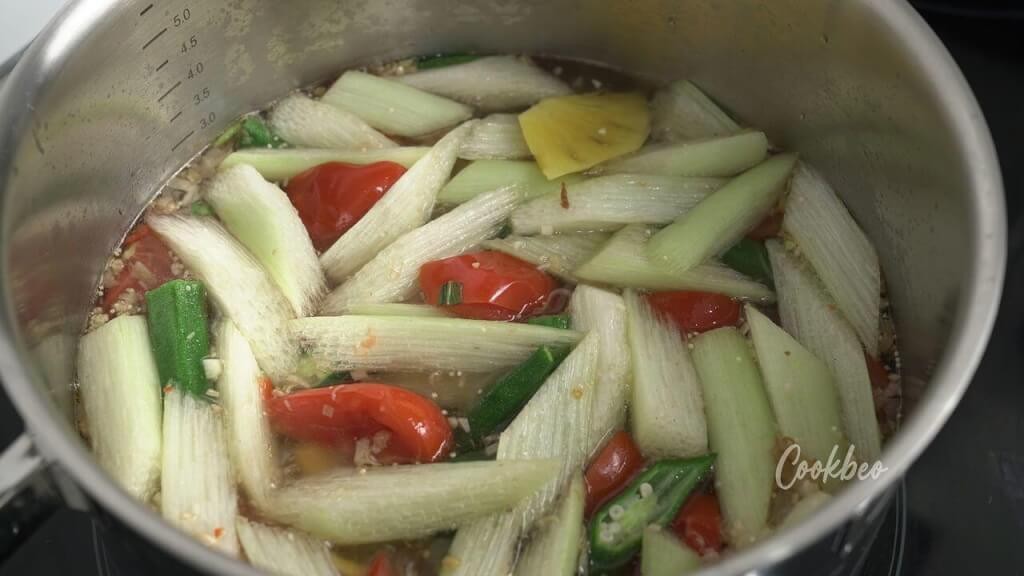 nồi canh chua cá lóc